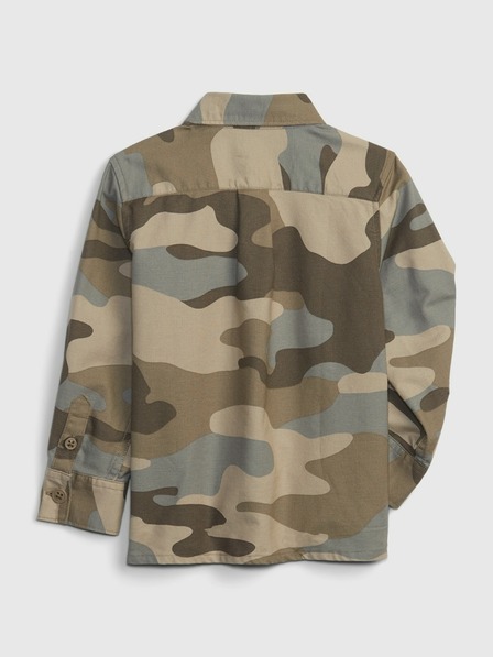 GAP Baby košile s army vzorem GAP