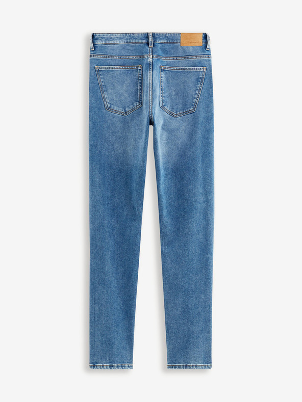 Celio Světle modré pánské slim fit džíny Celio Foactive