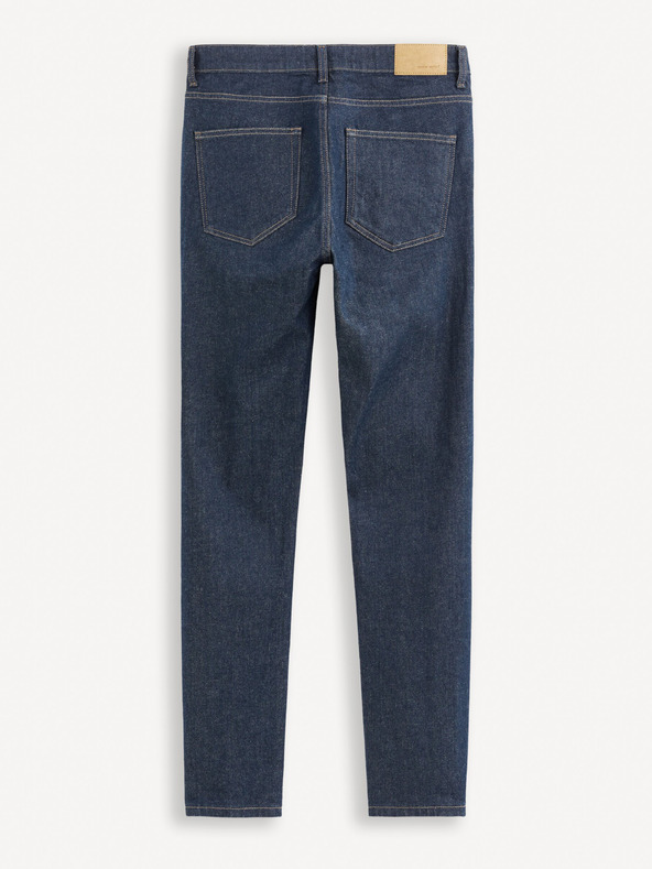 Celio Tmavě modré pánské slim fit džíny Celio Fotaper