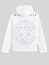 Celio Bílá pánská zimní bunda s umělým kožíškem Celio Fullmetal Alchemist
