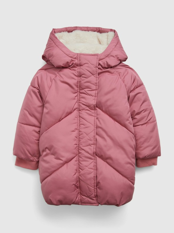 GAP Baby bunda s kožíškem GAP