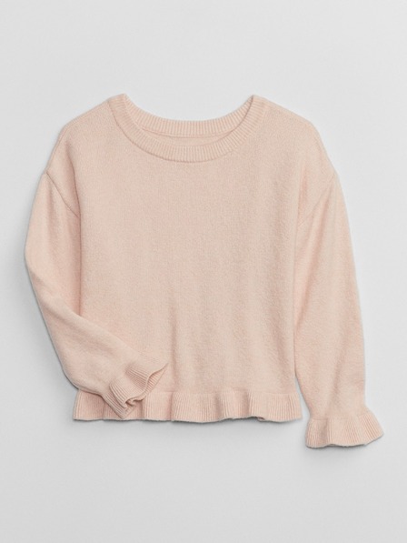 GAP Baby svetr s volánky CashSoft GAP
