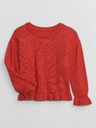 GAP Baby svetr s volánky CashSoft GAP