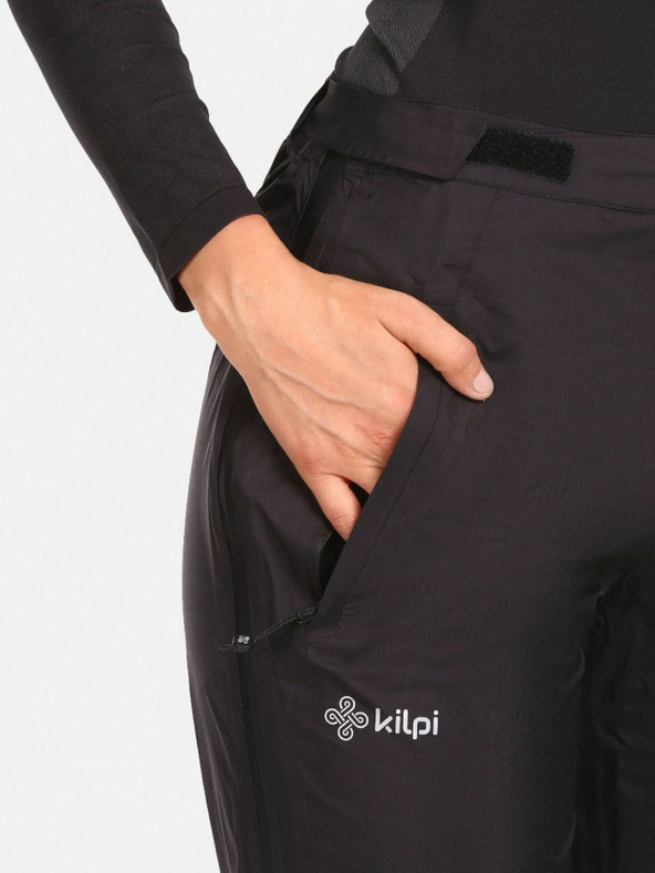 Kilpi Černé dámské nepromokavé kalhoty Kilpi Alpin-W