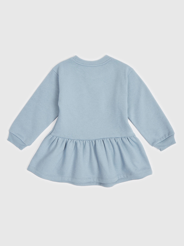 GAP Baby mikinové šaty s logem GAP