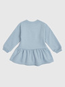 GAP Baby mikinové šaty s logem GAP