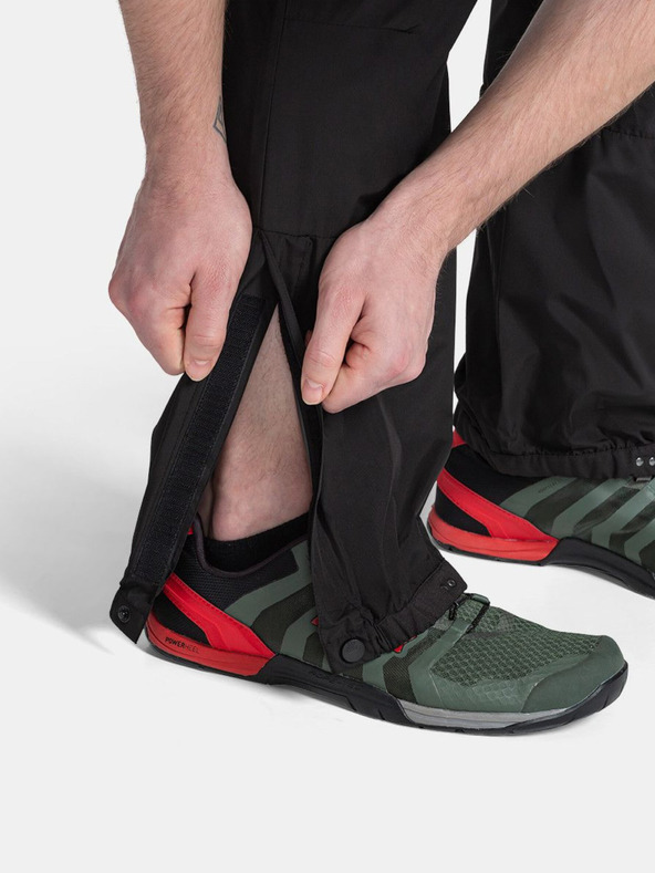 Kilpi Černé pánské sportovní nepromokavé kalhoty Kilpi MAULES