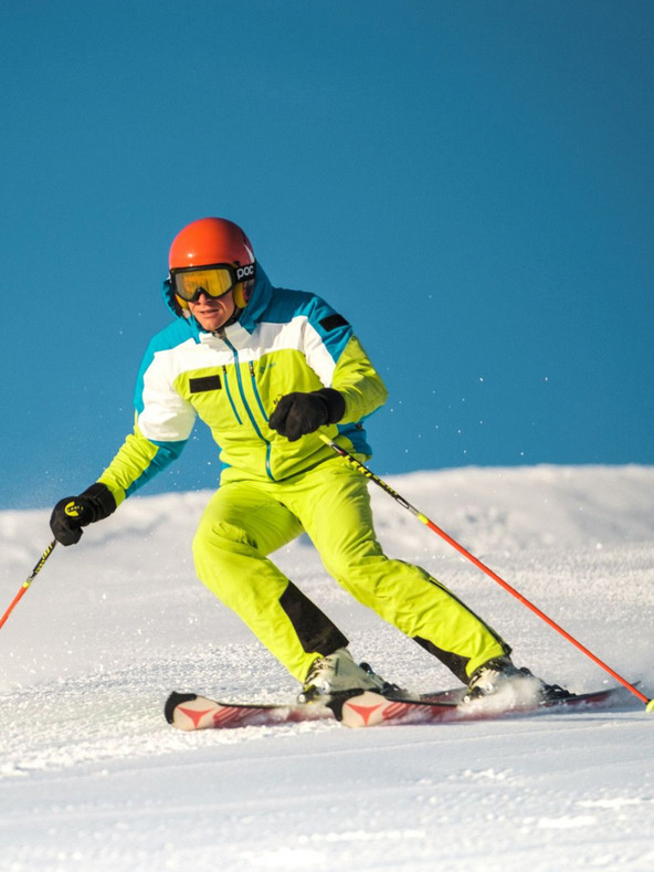 Kilpi Neonově zelené pánské lyžařské kalhoty Kilpi RAVEL