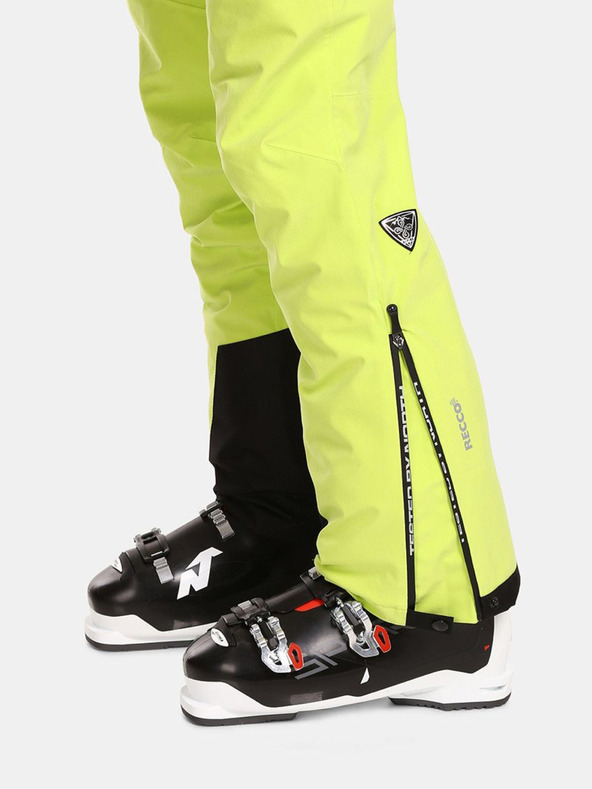 Kilpi Neonově zelené pánské lyžařské kalhoty Kilpi RAVEL