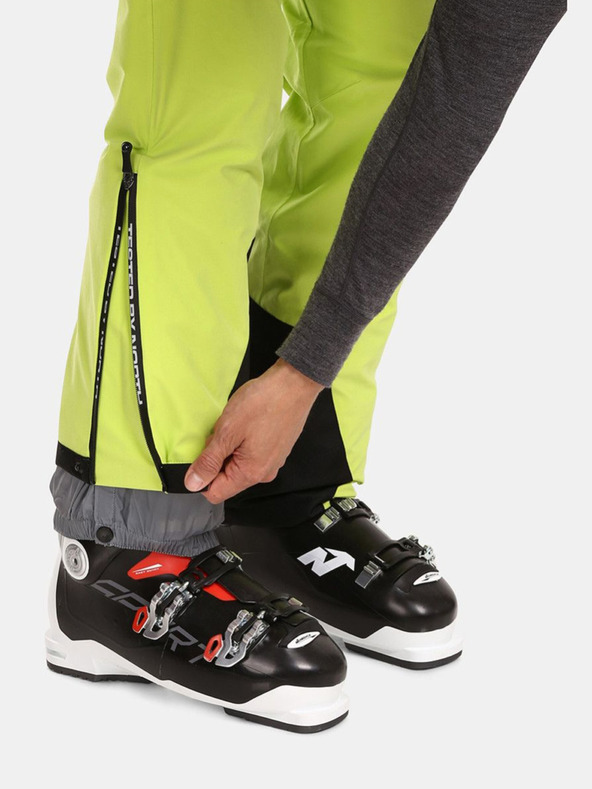 Kilpi Neonově zelené pánské lyžařské kalhoty Kilpi RAVEL