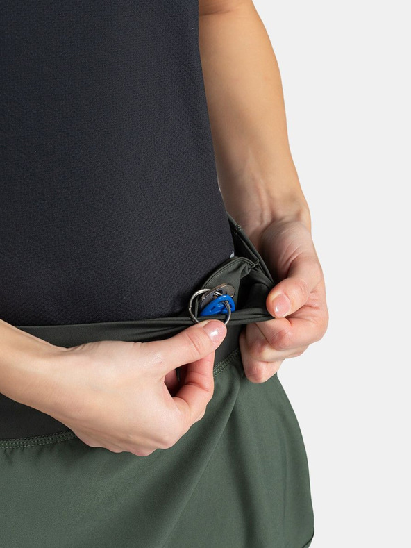 Kilpi Tmavě zelená dámská sportovní sukně Kilpi Titicaca