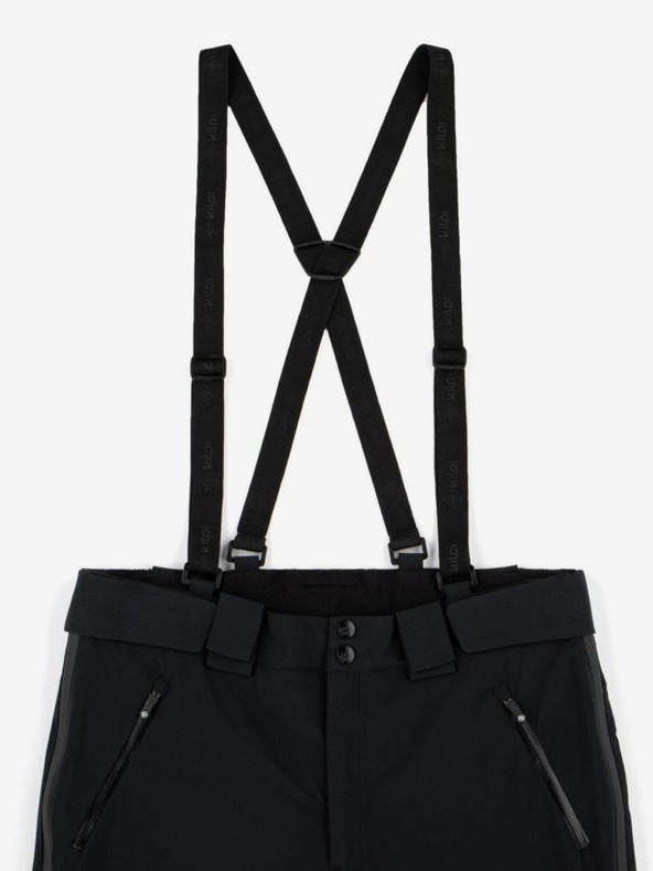 Kilpi Černé pánské lyžařské kalhoty Kilpi TEAM PANTS