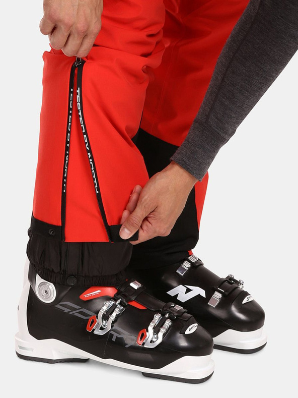 Kilpi Červené pánské lyžařské kalhoty Kilpi RAVEL