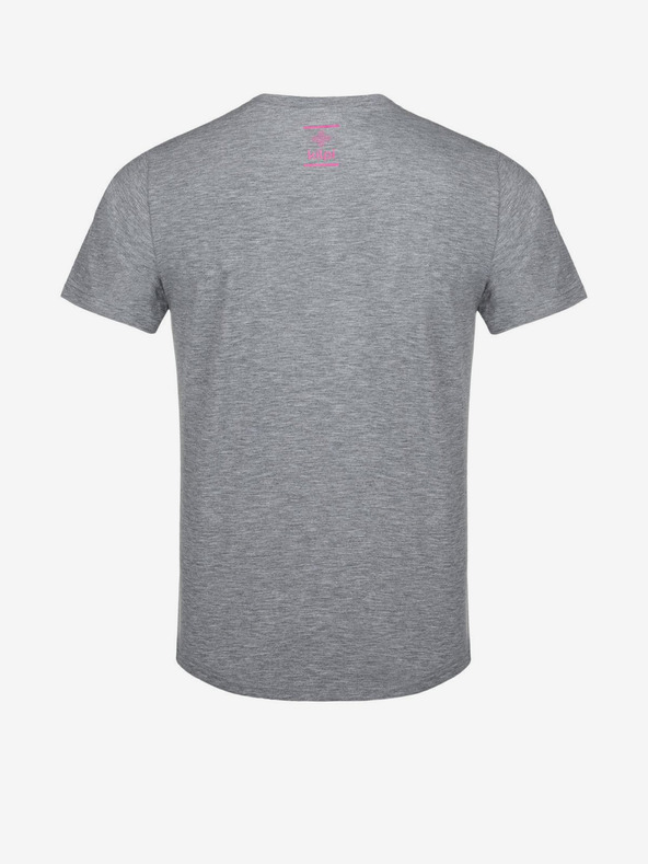 Kilpi Šedé pánské tričko s potiskem Kilpi BLADE