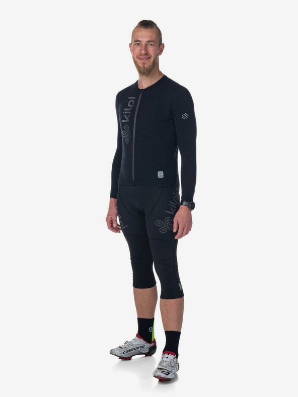 Kilpi Černé pánské cyklistické legíny Kilpi ARENAL