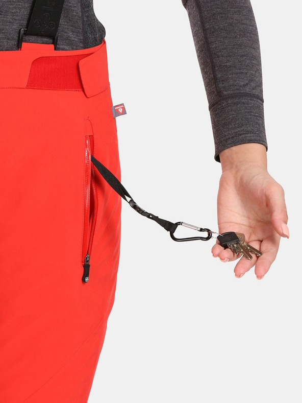 Kilpi Červené dámské lyžařské kalhoty Kilpi RAVEL