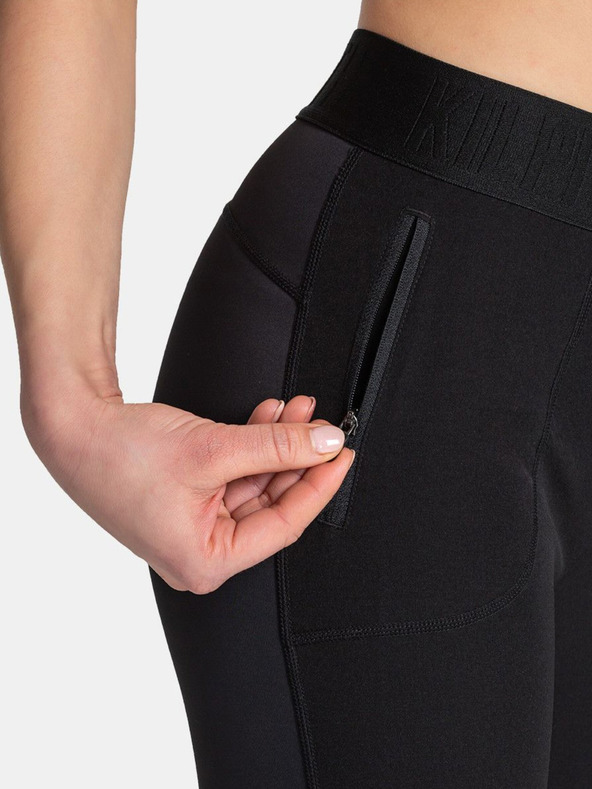 Kilpi Černé dámské sportovní legíny Kilpi LISBROCK