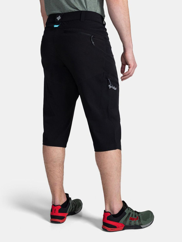 Kilpi Černé pánské tříčtvrteční kalhoty Kilpi OTARA