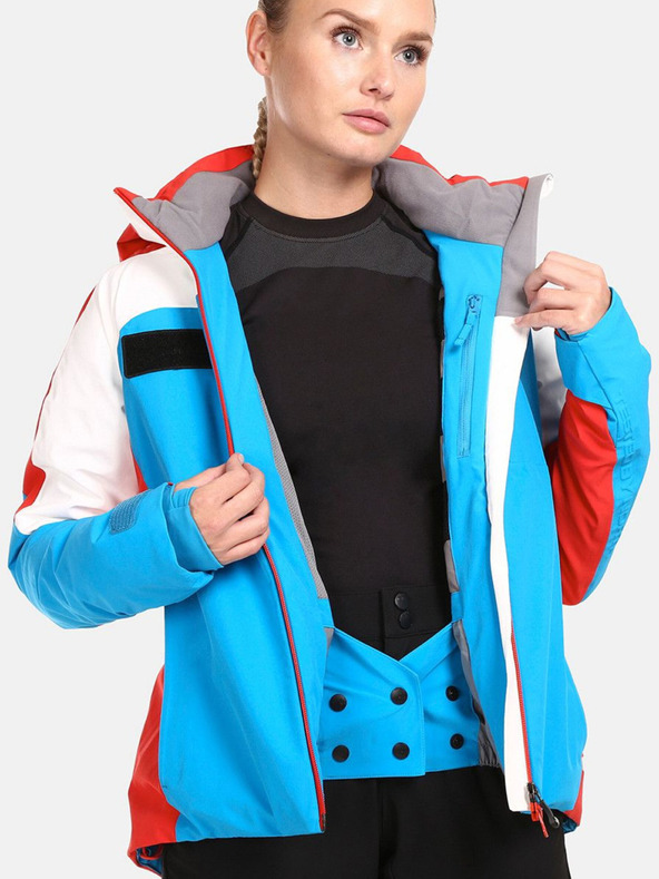 Kilpi Červeno-modrá dámská lyžařská bunda Kilpi DEXEN-W