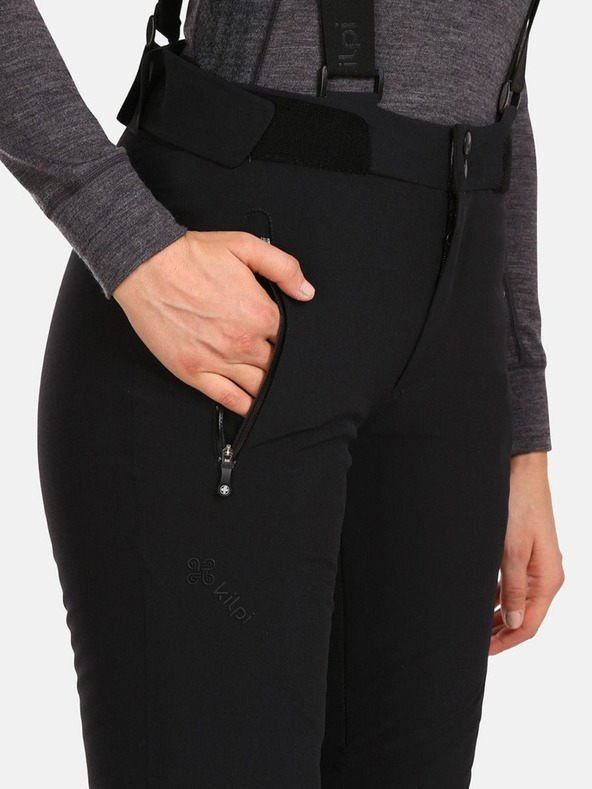 Kilpi Černé dámské lyžařské kalhoty Kilpi RAVEL