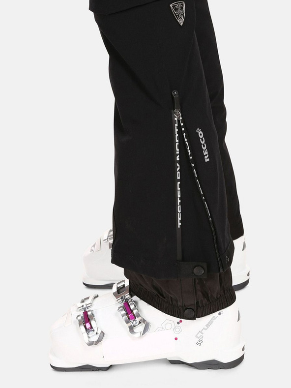 Kilpi Černé dámské lyžařské kalhoty Kilpi RAVEL