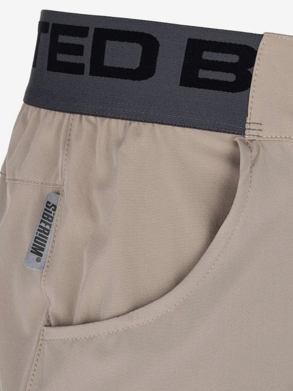 Kilpi Šedo-béžové pánské cyklistické kraťasy Kilpi Trackee