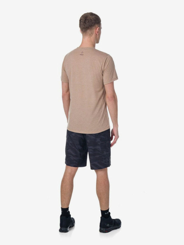 Kilpi Béžové pánské tričko Kilpi GAROVE-M