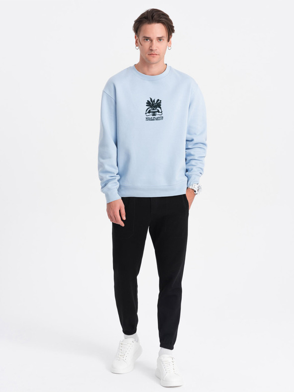 Ombre Clothing Černé pánské tepláky Ombre Clothing CARROT