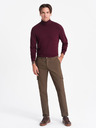 Ombre Clothing Khaki pánské cargo kalhoty Ombre Clothing