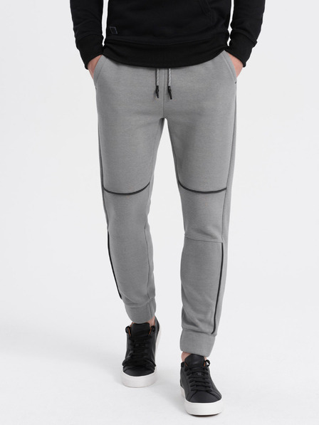 Ombre Clothing Šedé pánské tepláky Ombre Clothing