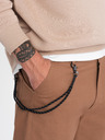 Ombre Clothing Hnědé pánské cargo kalhoty Ombre Clothing