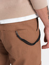 Ombre Clothing Hnědé pánské cargo kalhoty Ombre Clothing
