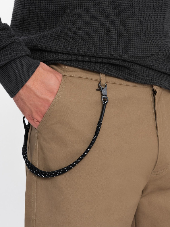 Ombre Clothing Hnědé pánské cargo kalhoty Ombre Clothing