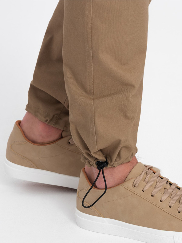 Ombre Clothing Hnědé pánské cargo kalhoty Ombre Clothing