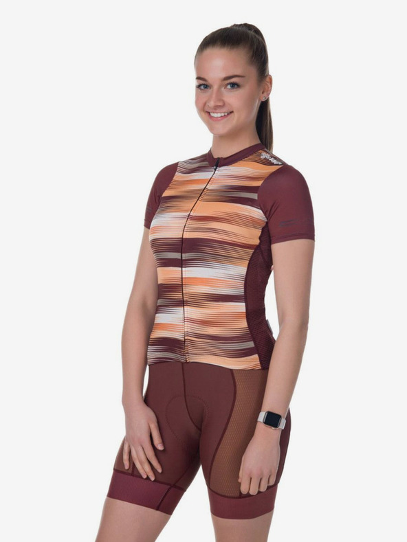 Kilpi Modro-růžový dámský cyklistický dres Kilpi MOATE