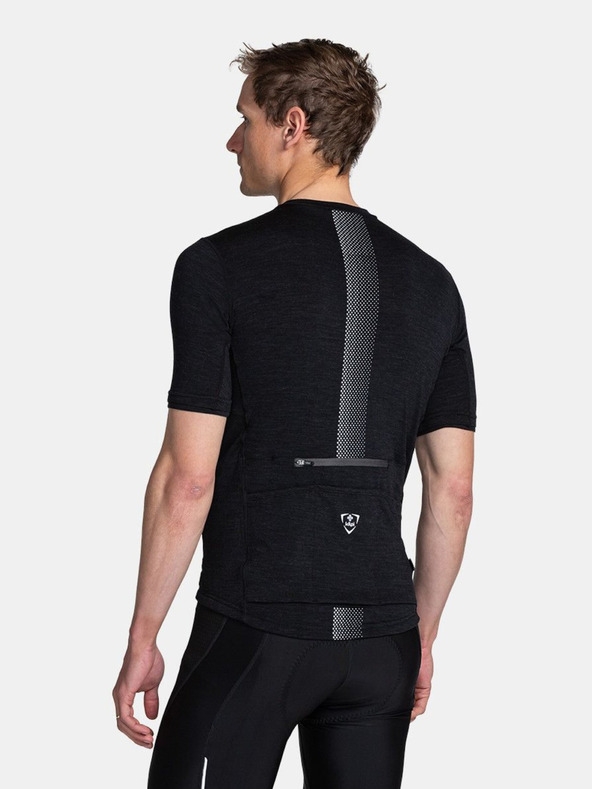 Kilpi Černý pánský cyklistický dres Kilpi PETRANA