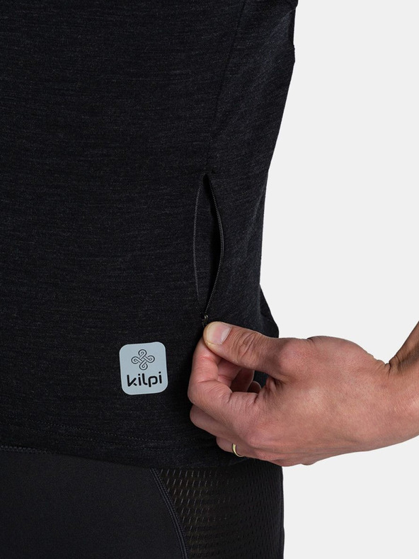 Kilpi Černý pánský cyklistický dres Kilpi PETRANA