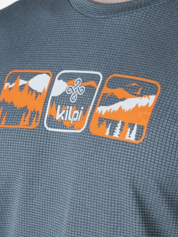 Kilpi Šedé pánské tričko Kilpi Giacinto-M