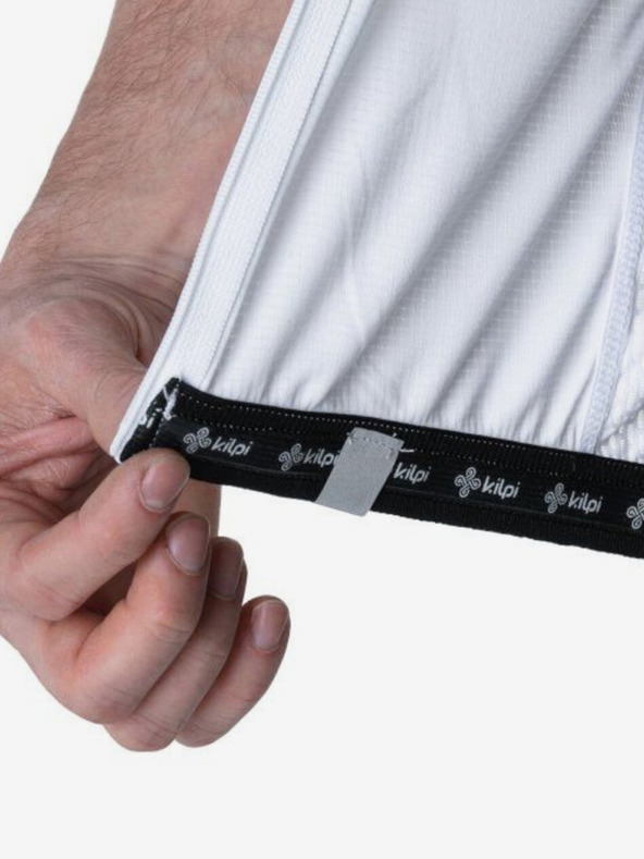 Kilpi Bílý pánský cyklistický dres Kilpi NERITO