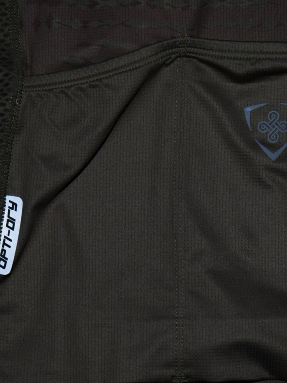 Kilpi Khaki-vínový dámský cyklistický dres Kilpi RITAEL-W