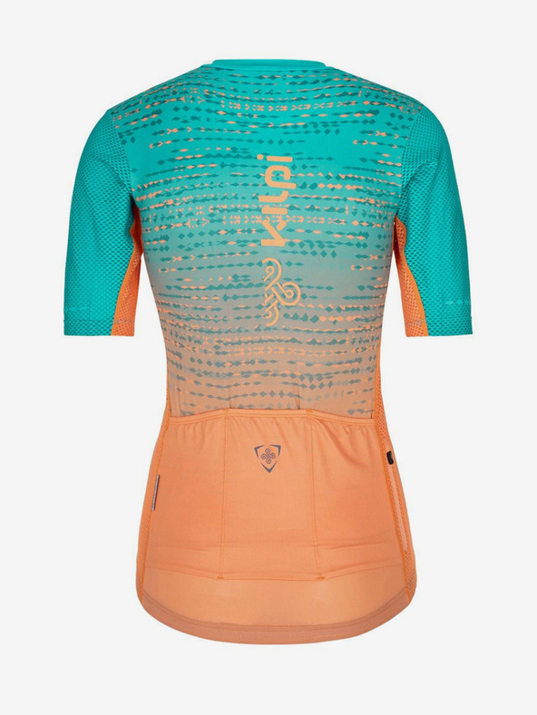 Kilpi Oranžovo-tyrkysový dámský cyklistický dres Kilpi RITAEL-W