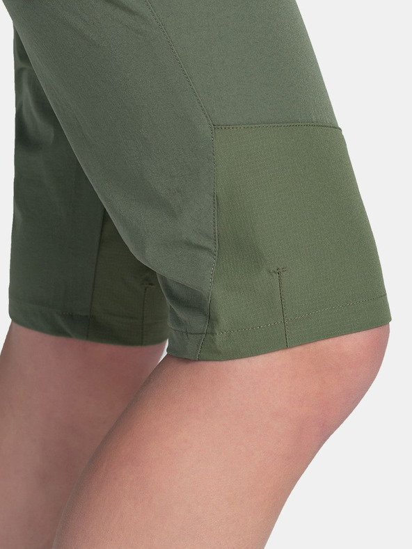 Kilpi Khaki dámské outdoorové 3/4 kalhoty Kilpi MEEDIN-W