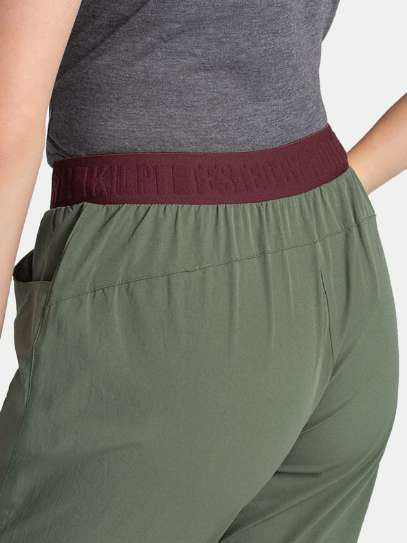 Kilpi Khaki dámské outdoorové 3/4 kalhoty Kilpi MEEDIN-W