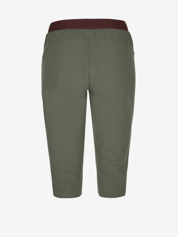 Kilpi Khaki dámské outdoorové 3/4 kalhoty Kilpi MEEDIN-W