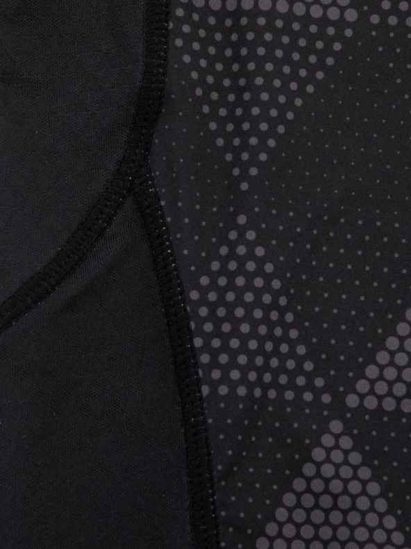 Kilpi Černý pánský vzorovaný cyklistický dres Kilpi SALETTA-M