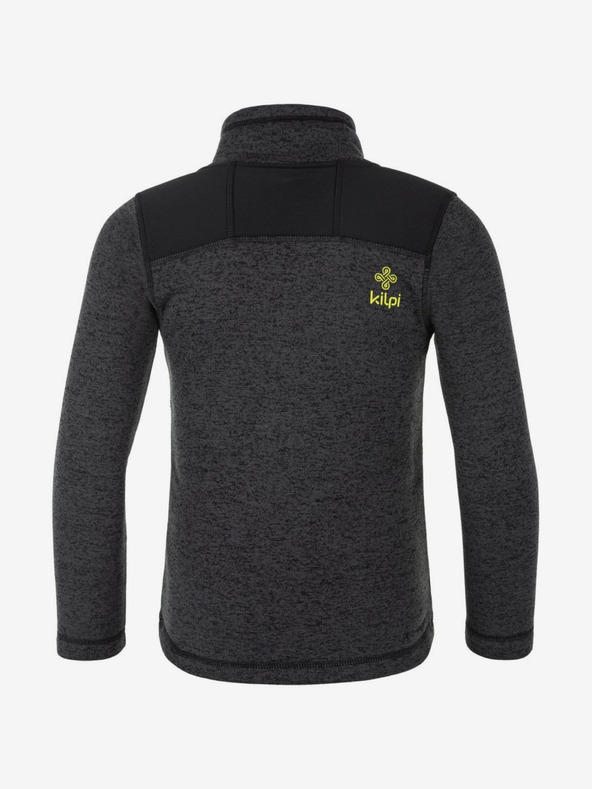 Kilpi Tmavě šedý klučičí svetr na zip Kilpi REGIN