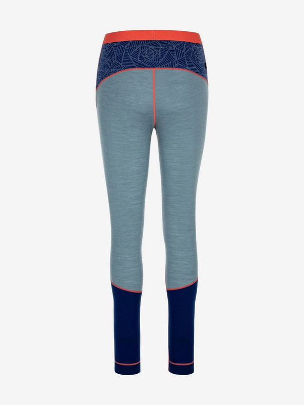 Kilpi Tmavě modré dámské termo legíny z Merino vlny Kilpi JANNA