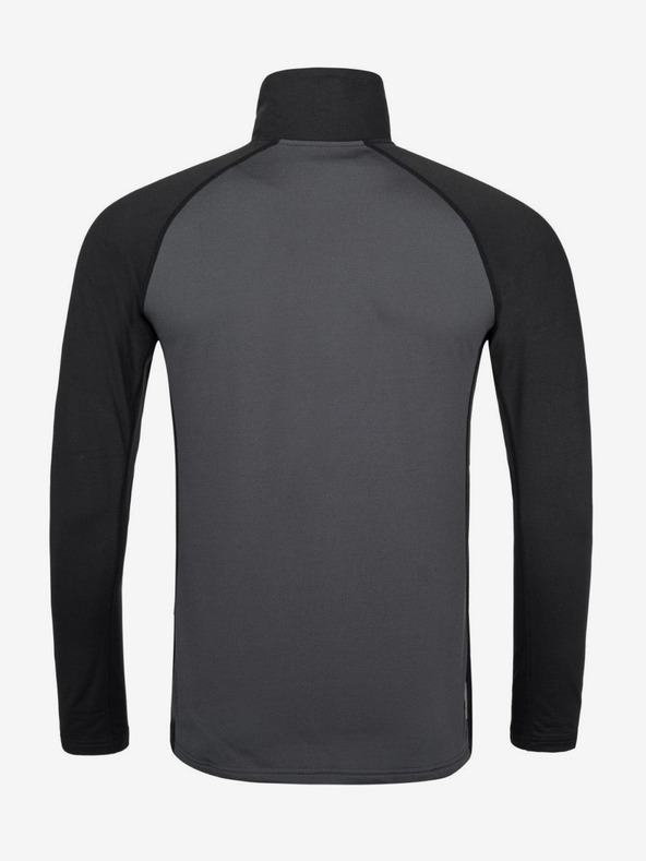 Kilpi Černo-šedé pánské sportovní triko se stojáčkem Kilpi WILLIE