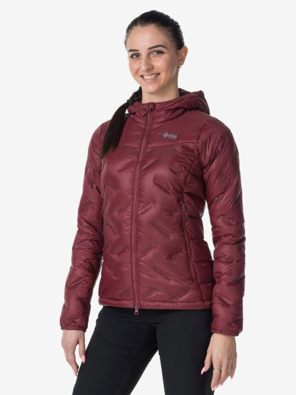 Kilpi Černá dámská zimní péřová bunda Kilpi ALBERTA