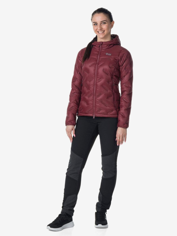 Kilpi Černá dámská zimní péřová bunda Kilpi ALBERTA